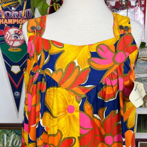 NEW Vintage Floral Slip Dress - Picture 2 of 8